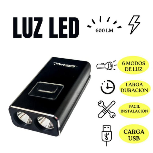 Luz delantera para bicicleta